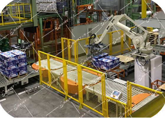 Chaint Automatic Palletizing System Brand High Effeciency 20 - 50kg / Pc Load
