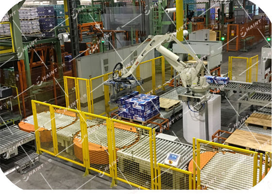 Various Conveyors Automatic Palletizing System Customized Model
