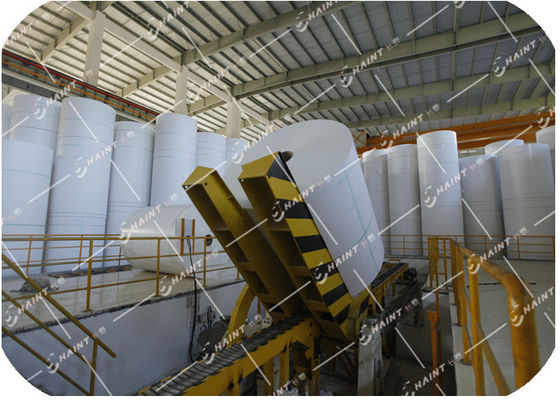 Customized Complete Paper Roll Handling Systems Automatic Control For Paper Mill