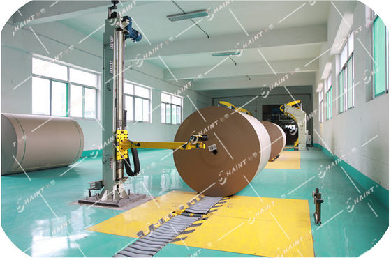 Customized Complete Paper Roll Handling Systems Automatic Control For Paper Mill