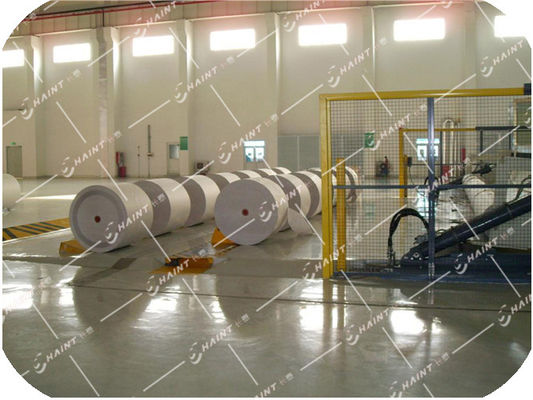 Customized Complete Paper Roll Handling Systems Automatic Control For Paper Mill