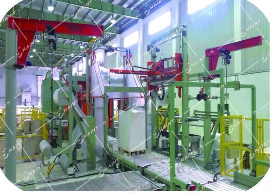 Automatic Pallet Wrapping Equipment 80 Rolls / H With Data Management System