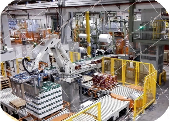 Production Assembly Line Robots Customized Color With Wooden Box Package
