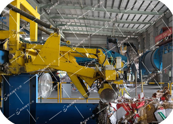 Waste Paper Pulper Bale Dewiring & Feeding System